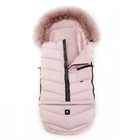 Śpiworek Miu-Mio Everest Light Pink do wózka i na sanki Adamex